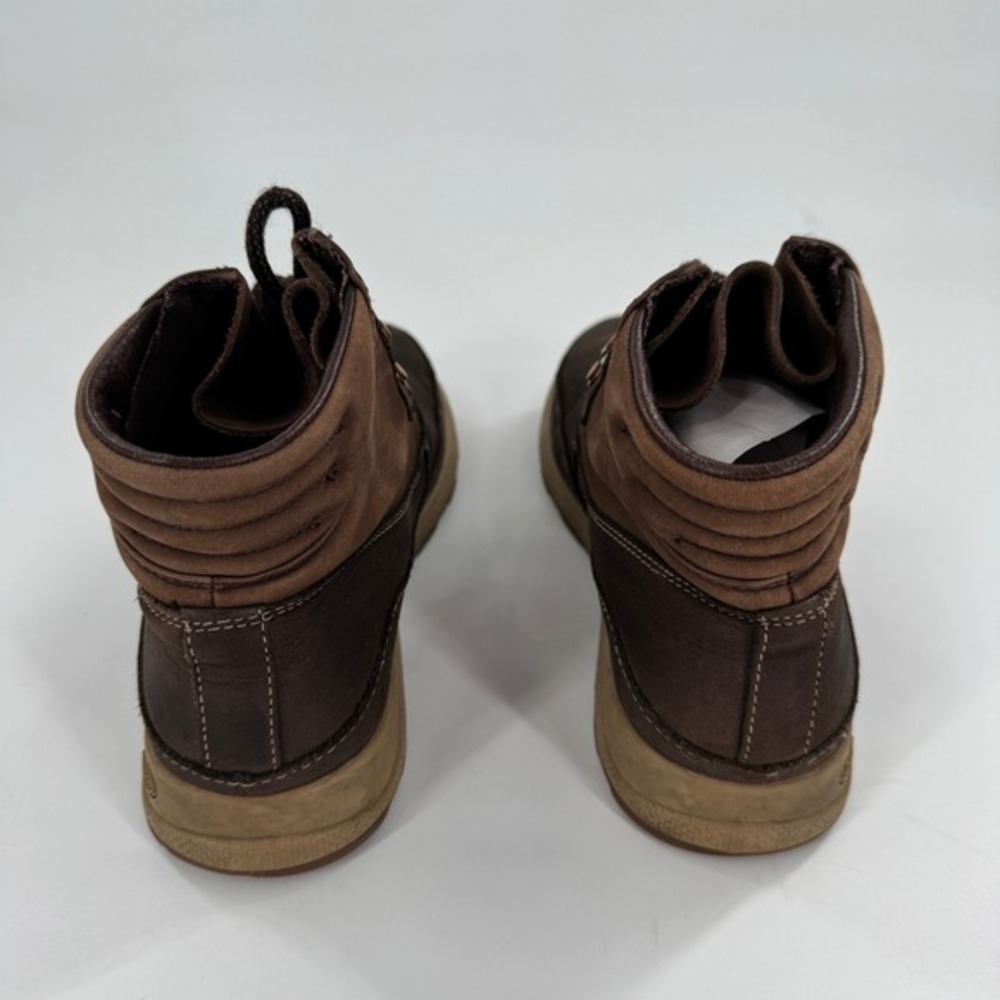 Chaco Pinecone Hiking Boots Womens Sz 6 Brown Leather Lace Up Outdoor Active‎ - Picture 8 of 9